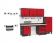 GLADIATOR® Racing Red Brede Gelaste Stalen Vergrendelbare Moduleerbare Kast